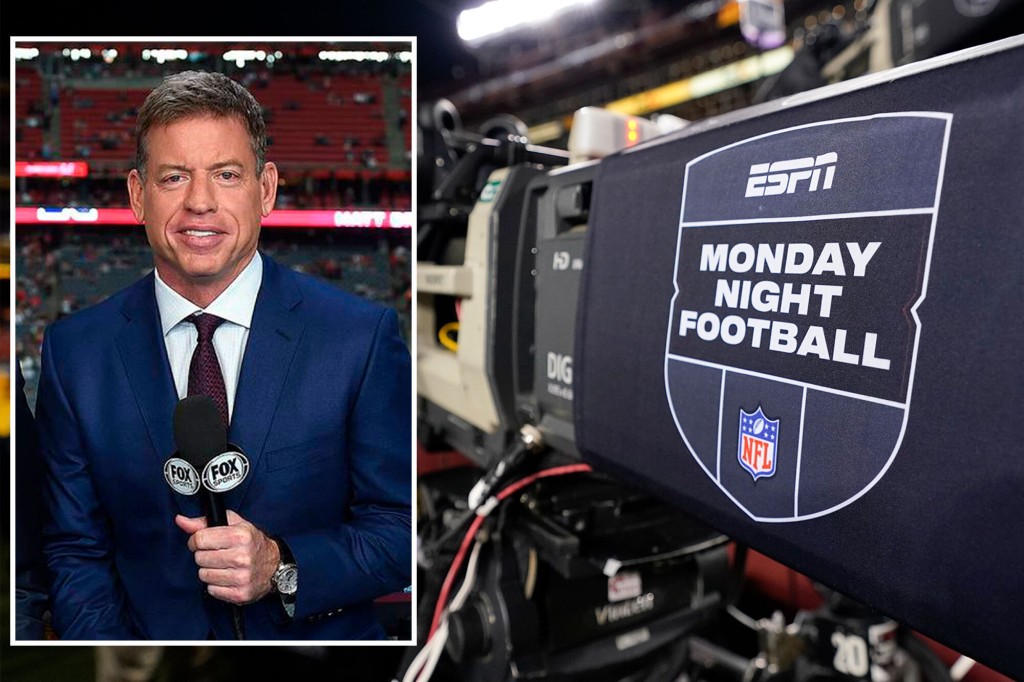 Troy Aikman está a punto de dejar Fox para participar en 'Monday Night Football'