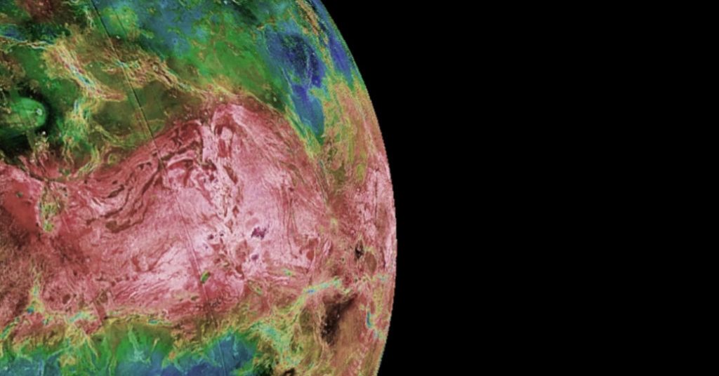 Venus muestra su lado caliente y nublado