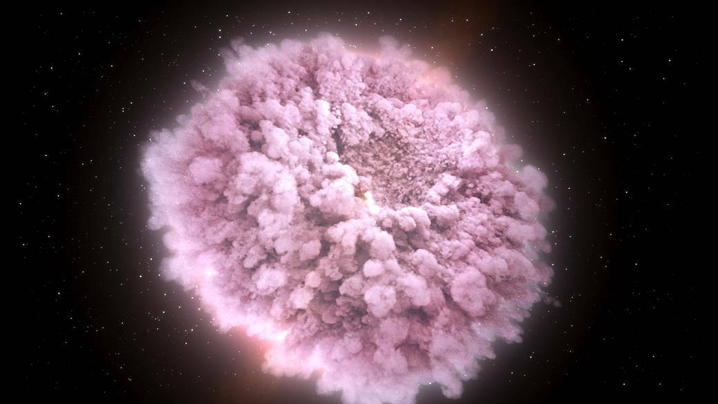 Gases calientes y escombros alrededor de estrellas de neutrones