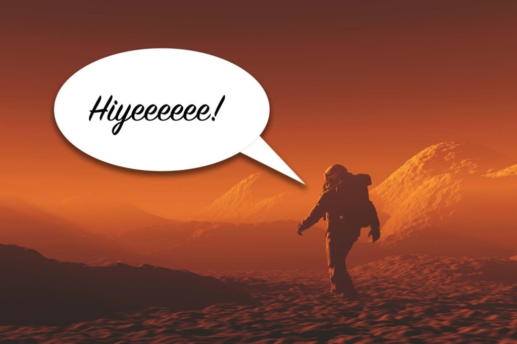 Ahora puedes escuchar tu voz en Marte