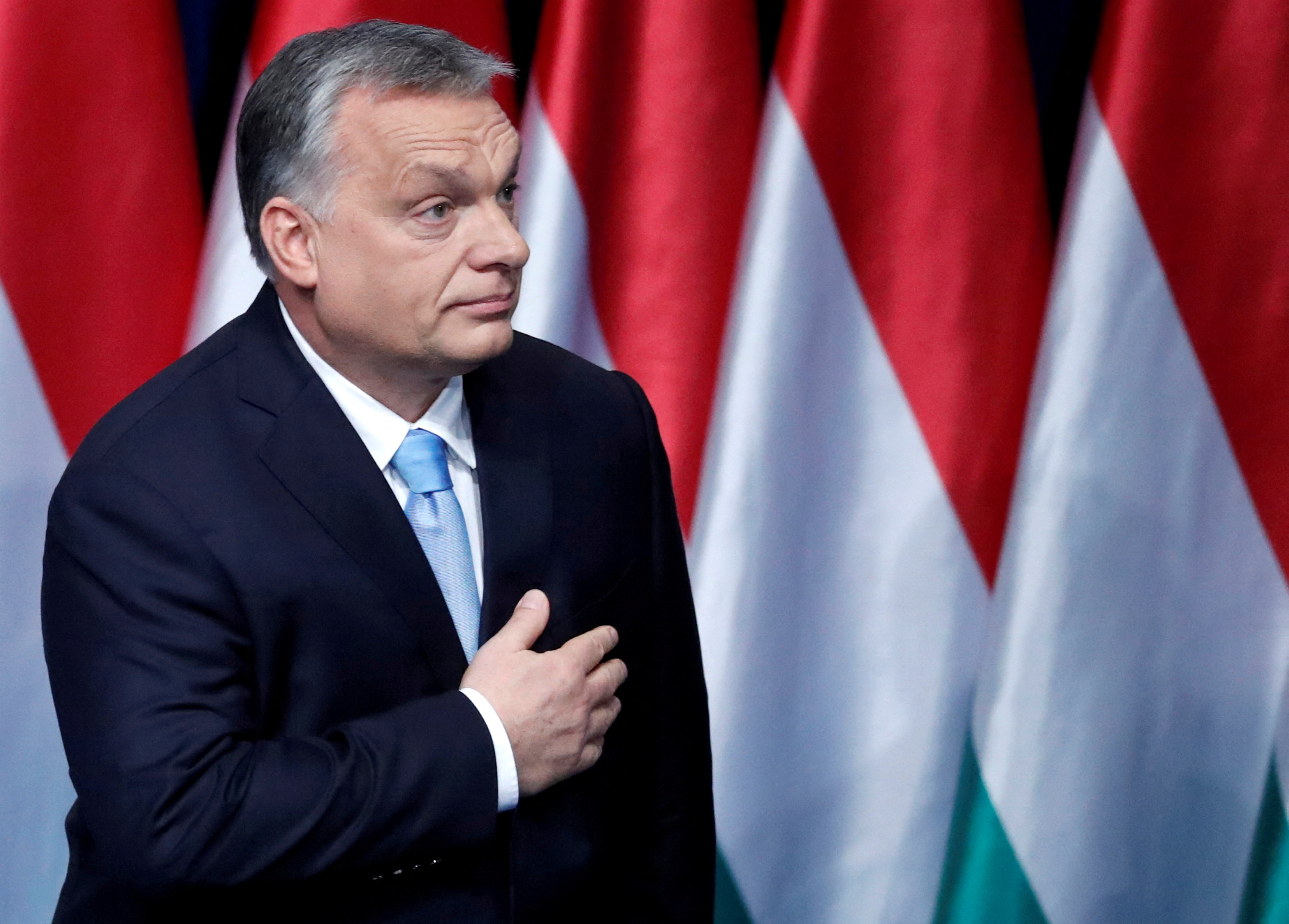 El primer ministro húngaro Orban pronuncia su discurso anual sobre el estado de la nación