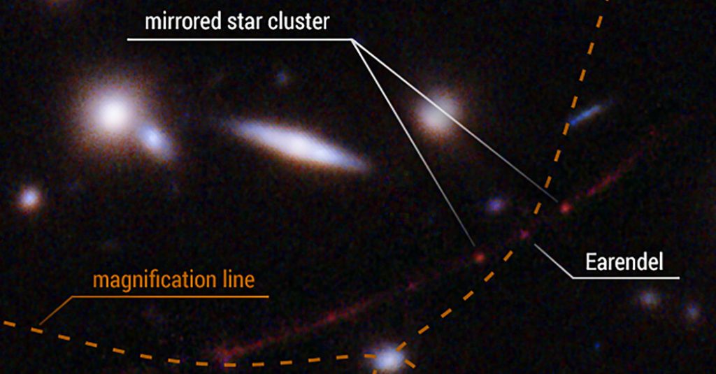 El telescopio espacial Hubble localiza la estrella conocida más antigua y lejana