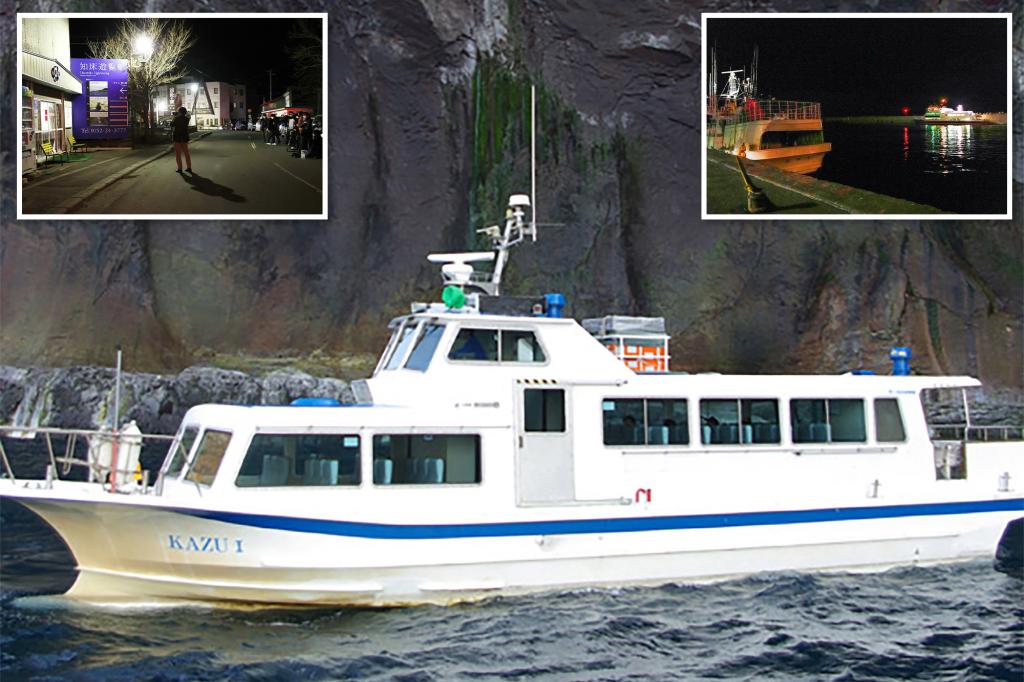 Japón busca barco turístico desaparecido con 26 personas a bordo
