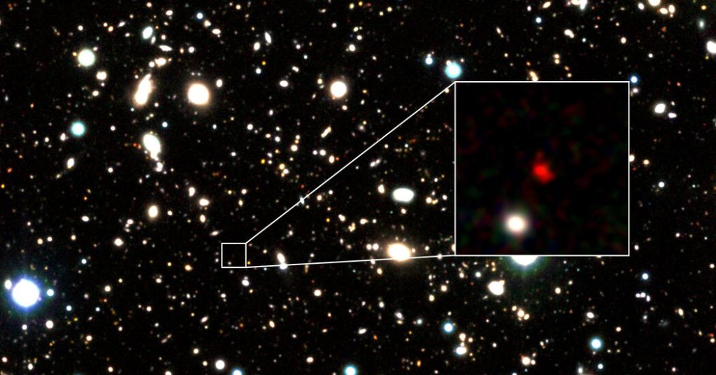 Astrónomos descubren la que podría ser la galaxia más lejana hasta el momento