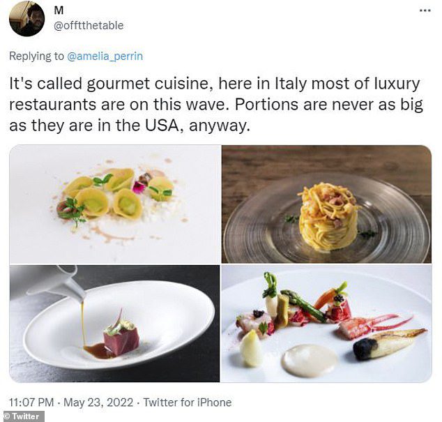 El otro lado: entre los haters estaba un italiano, quien explicó que el plato era cocina gourmet, de un buen restaurante y 