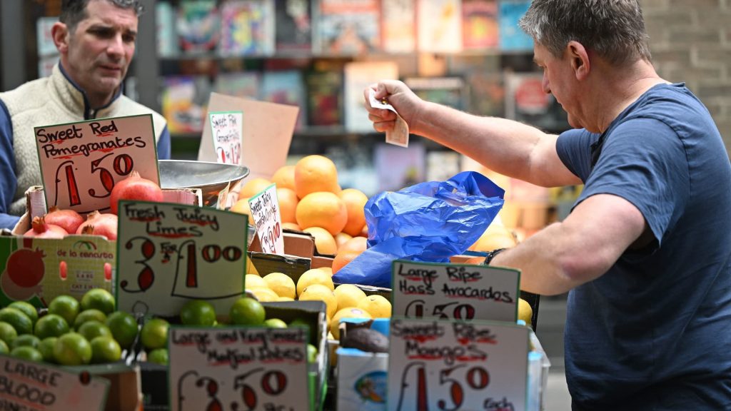 La inflación del Reino Unido salta al máximo de 40 años al 9% a medida que los precios de los alimentos y la energía se disparan