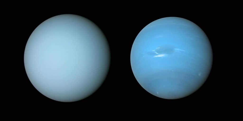 Un nuevo descubrimiento revela el por qué de los diferentes colores de Urano y Neptuno