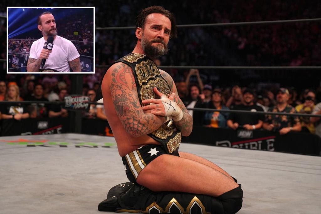 CM Punk abandona AEW por lesión días después de ganar el título