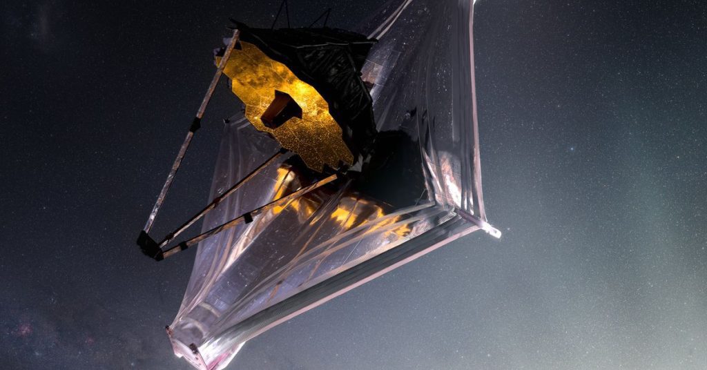 El nuevo y poderoso telescopio espacial de la NASA es golpeado por un meteorito microscópico más grande de lo esperado