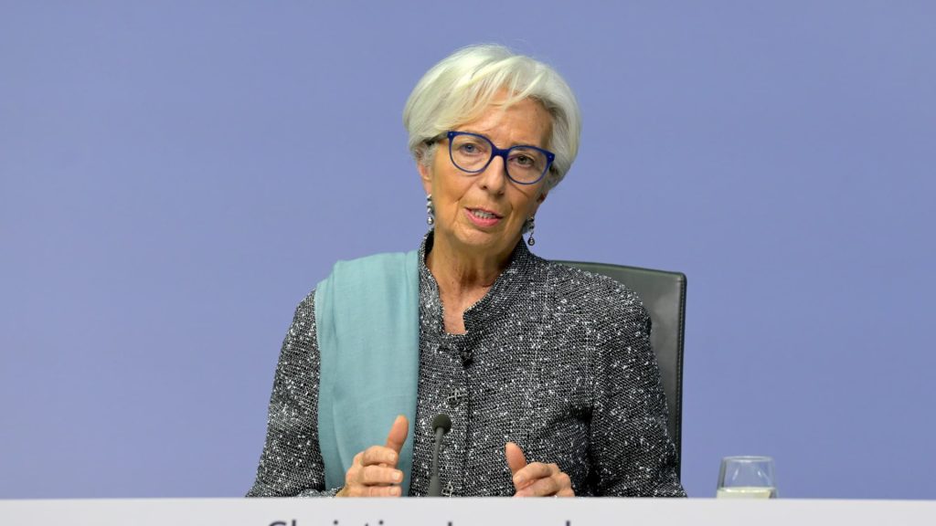 BCE Lagarde minimiza los riesgos de recesión en el Foro de Sintra