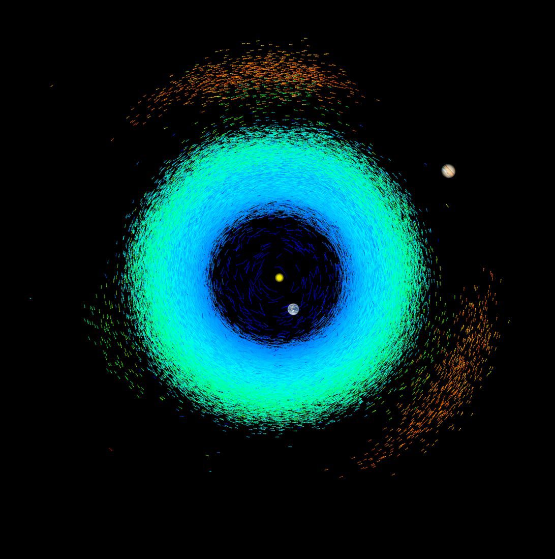 Fotografiando asteroides en nuestro sistema solar el 13 de junio de 2022.