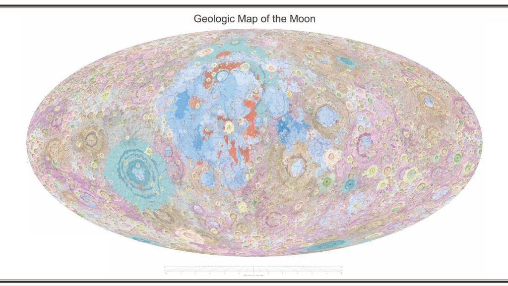 El nuevo mapa de la luna de China captura las características geológicas lunares con un detalle asombroso