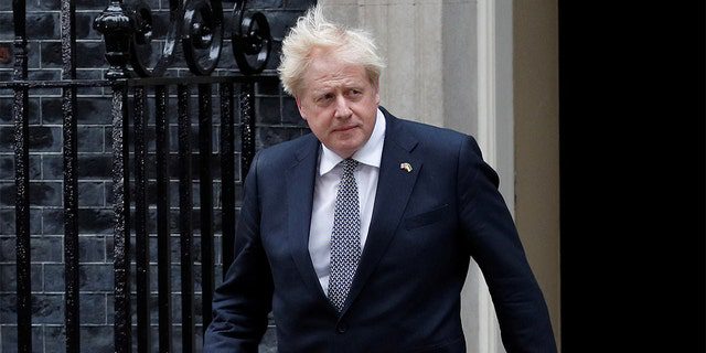 El primer ministro británico, Boris Johnson, en Downing Street en Londres el jueves.