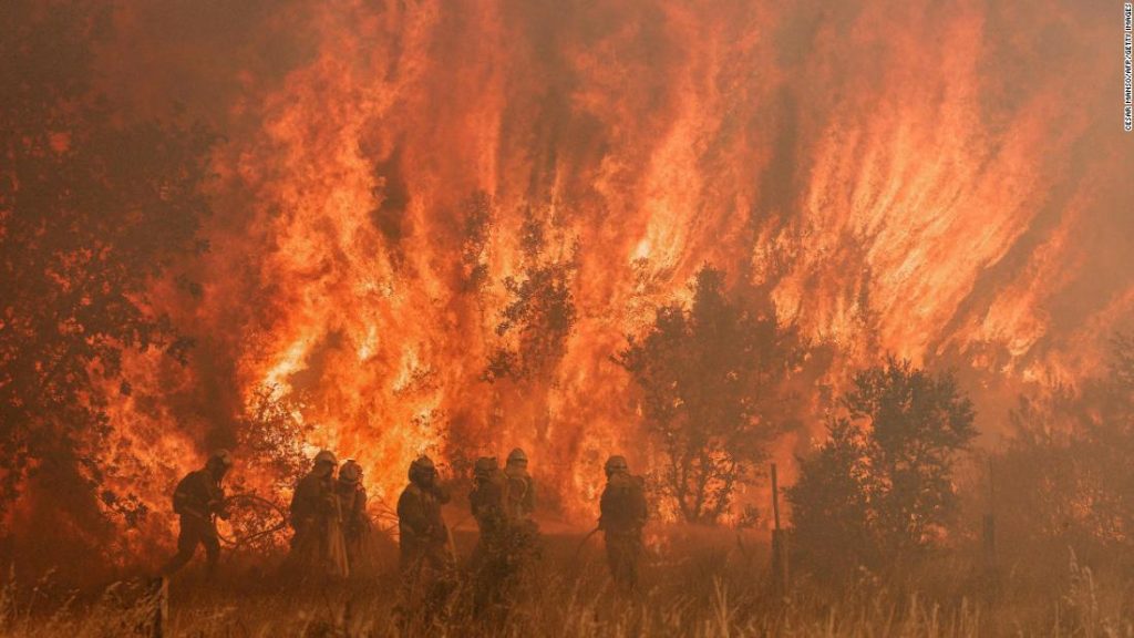 Europa lucha contra los incendios forestales bajo un calor abrasador