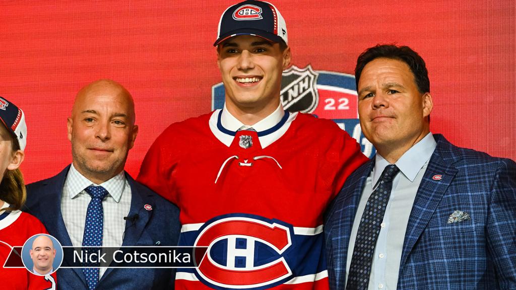 Canadienses, Slavkovsky tienen una noche inolvidable en Draft