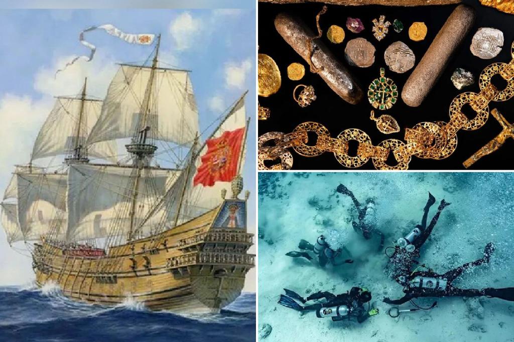 Un tesoro de las Bahamas encontrado en un naufragio español del siglo XVII