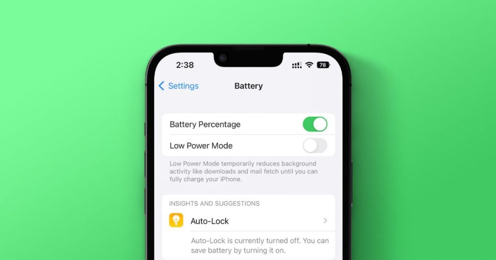 iOS 16 beta 5 finalmente agrega porcentaje de batería a la barra de estado