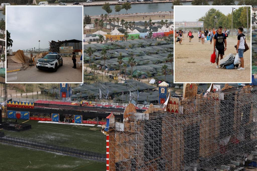Festival Medusa en España deja un muerto tras derrumbe de escenario y decenas de heridos