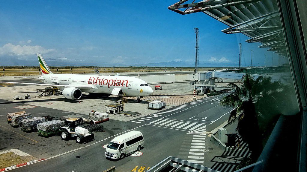 Avión de Ethiopian Airlines.
