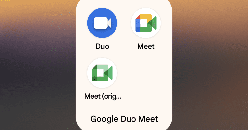 Google Duo trajo de vuelta (más o menos) porque su transición a Meet es demasiado confusa