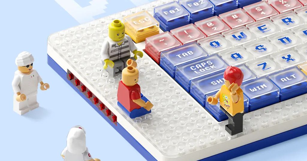 El conveniente teclado Lego le permite personalizar las teclas y más