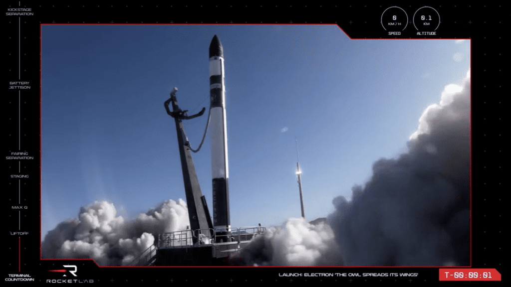 Rocket Lab lanzó su trigésimo cohete Electron al espacio