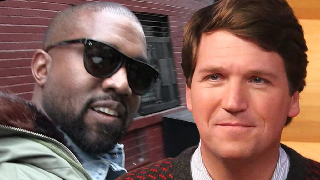 Kanye West se sienta con Tucker Carlson de Fox News para una entrevista en Los Ángeles