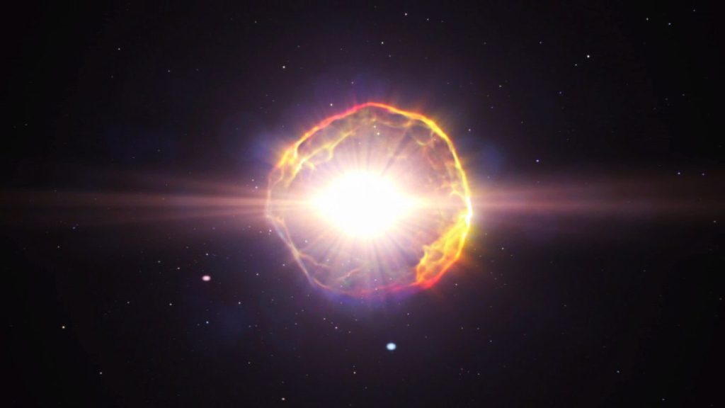 Una explosión de supernova inusualmente masiva y poderosa en el espacio descubierta por científicos