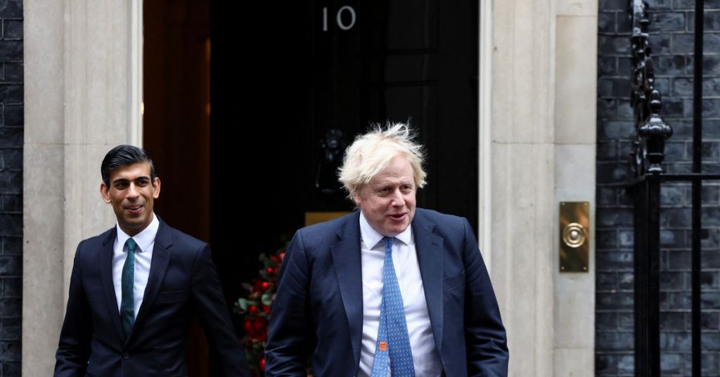 Boris Johnson o Rishi Sunak promocionados como el próximo primer ministro del Reino Unido
