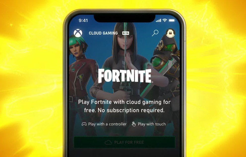 Fortnite llegó a Xbox Cloud Gaming a principios de este año.
