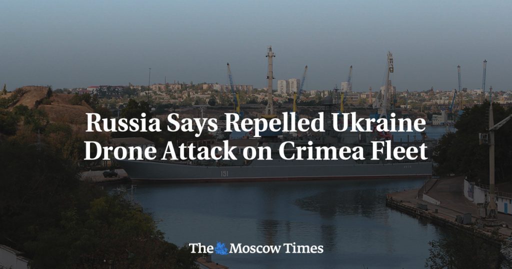 Rusia repele el ataque con drones de Ucrania contra la flota de Crimea