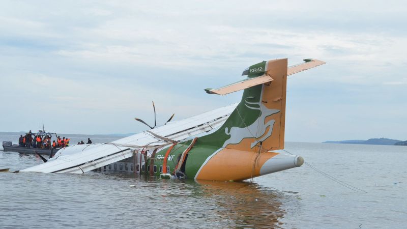 Accidente aéreo en Tanzania: avión de Precision Air se estrella en el lago Victoria