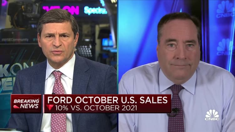 Ford informó una disminución interanual del 10 % en las ventas en EE. UU. en octubre
