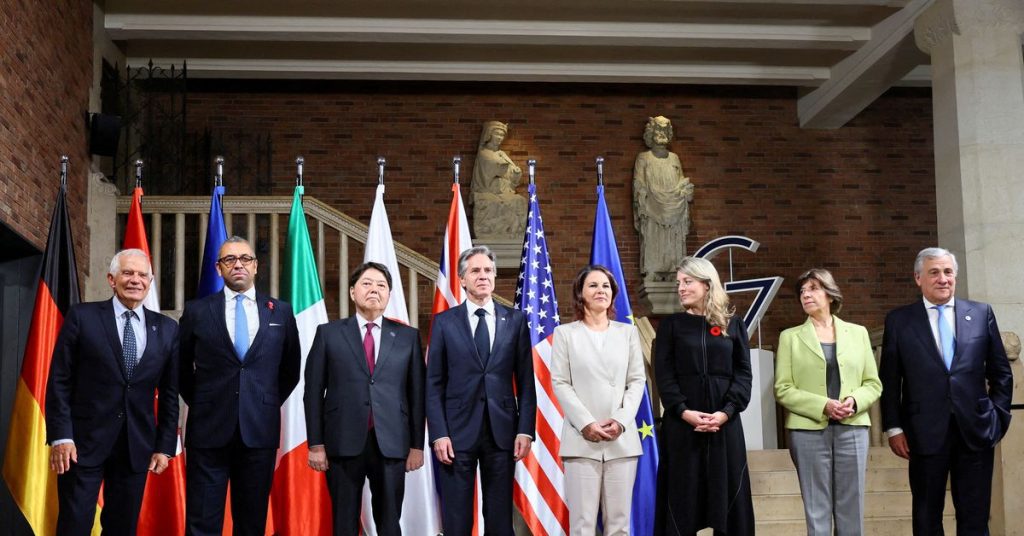 G7 insta a China a abstenerse de amenazas y uso de la fuerza