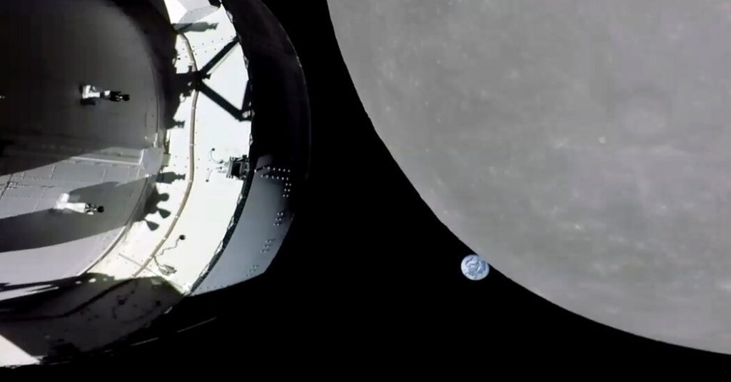 La misión Artemis Moon de la NASA complementa Flyby con la nave espacial Orion