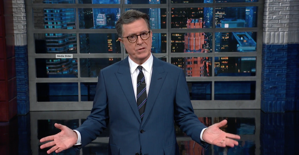 Stephen Colbert vive en un programa tardío con los resultados de las elecciones - fecha límite