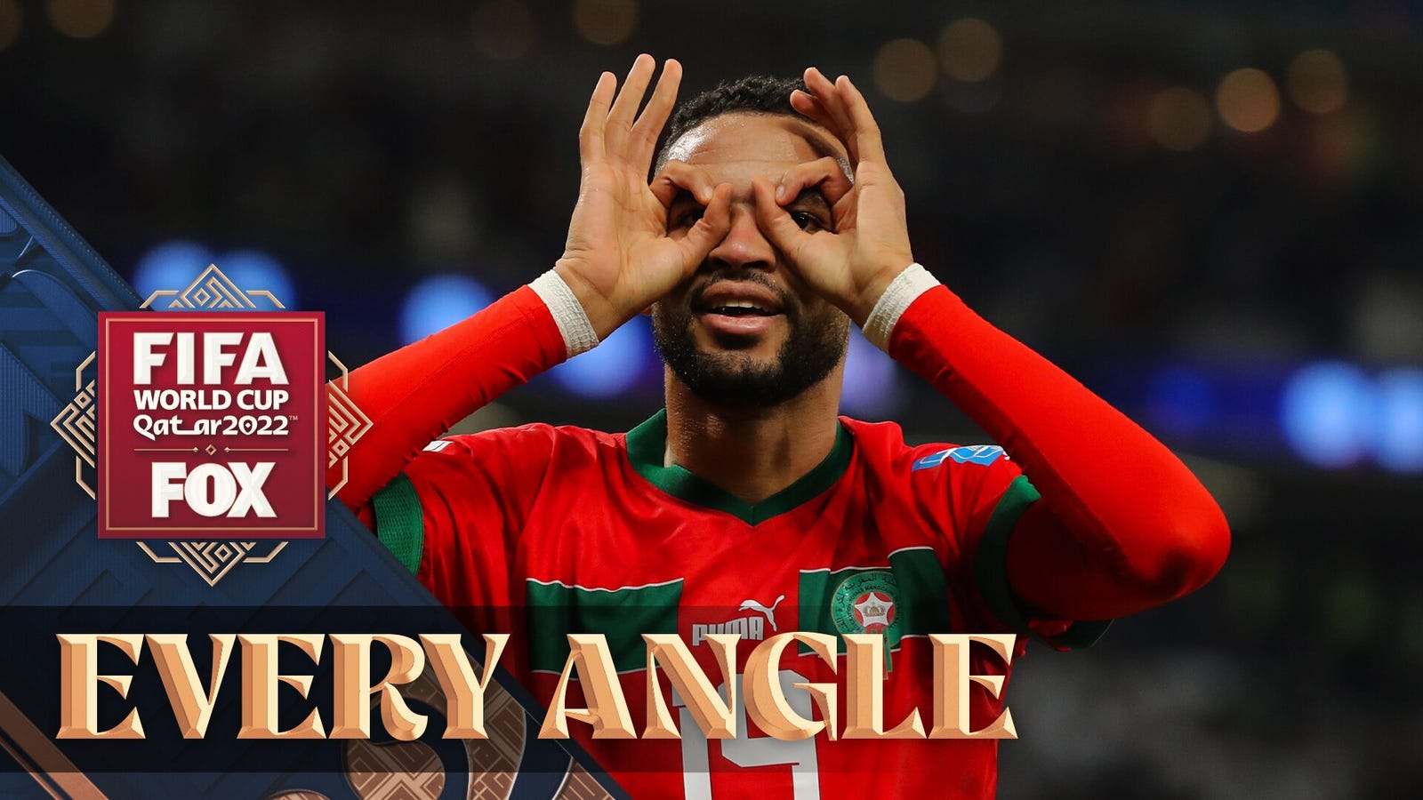 Youssef Al-Nusairi marca con un ridículo cabezazo para Marruecos en el Mundial 2022 |  todas las esquinas