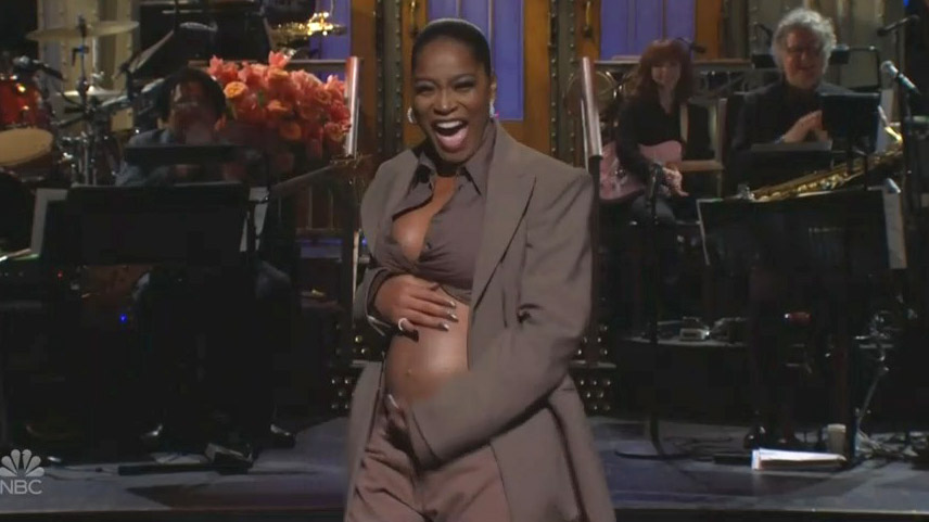 Keke Palmer anuncia su embarazo en monólogo de 'SNL'