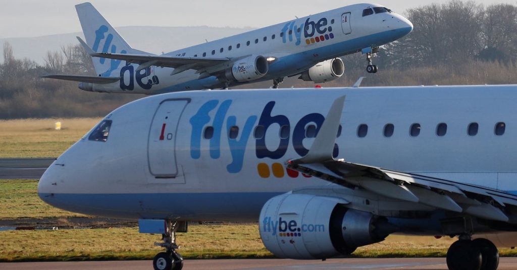 La aerolínea regional del Reino Unido Flybe detiene el comercio y cancela todos los vuelos