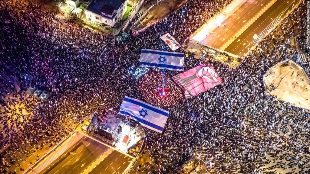 Protestas en Israel: medio millón de israelíes salieron a las calles para protestar por la reforma judicial