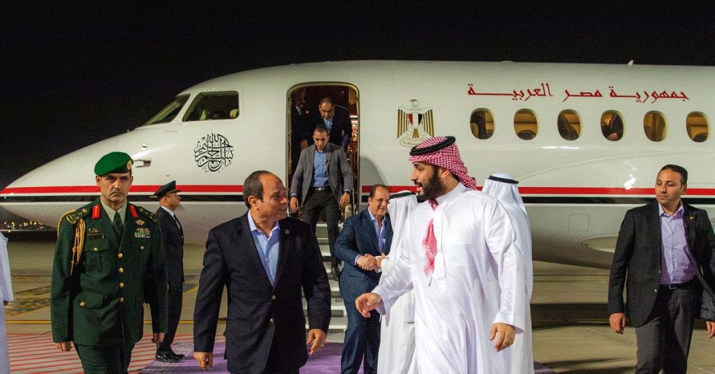 El Sisi egipcio visita Arabia Saudí en medio de presiones financieras y alianzas regionales
