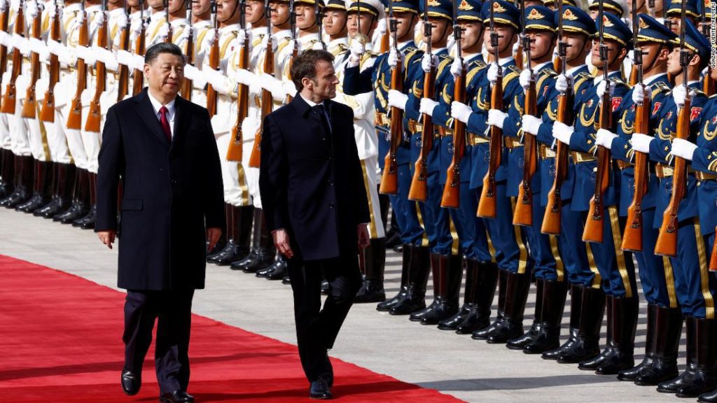 Macron dice que puede "contar con Xi para llegar a un entendimiento con Rusia", ya que Europa busca volver a comprometerse con Beijing