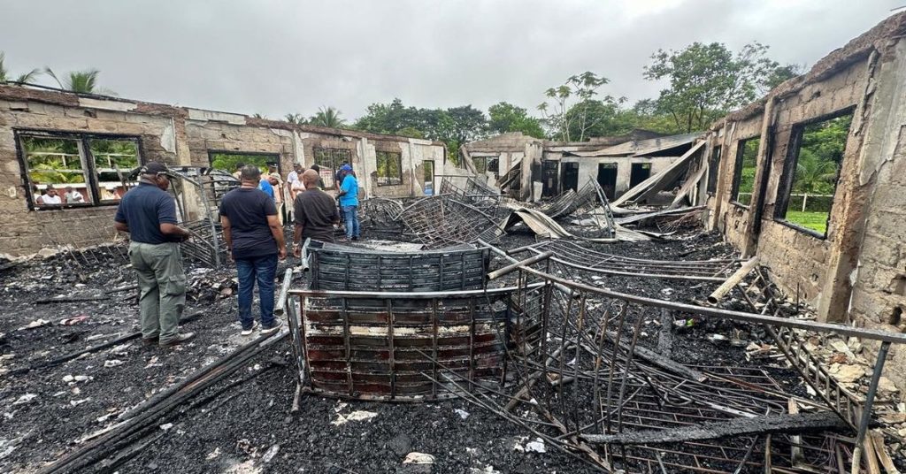 La policía dice que un estudiante provocó un incendio mortal en una escuela en Guyana después de confiscar el teléfono