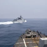 Estados Unidos publica un video que muestra contacto cercano con un destructor chino en el Estrecho de Taiwán