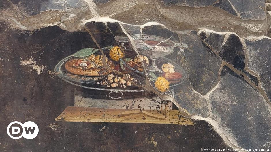 Hallan mural de "pizza" en las ruinas de la antigua Pompeya - DW - 27/06/2023