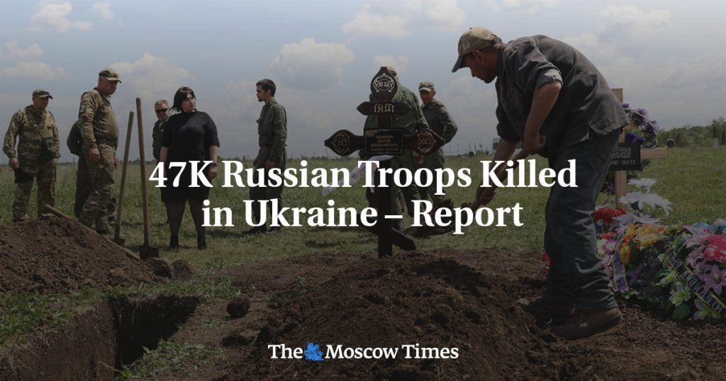 47.000 soldados rusos muertos en Ucrania: informe