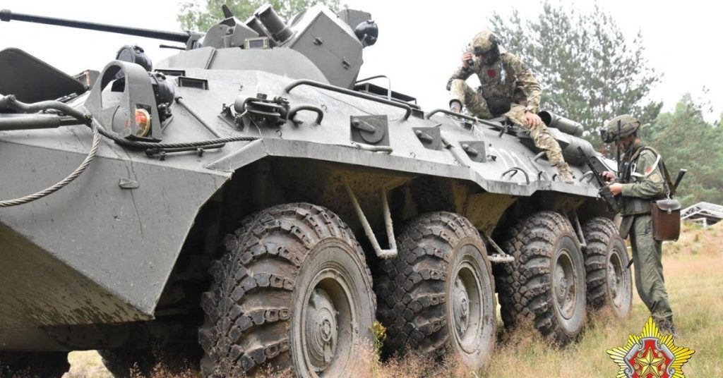 El Ministerio de Emergencias de Armas de Bielorrusia estará listo en caso de conflicto armado