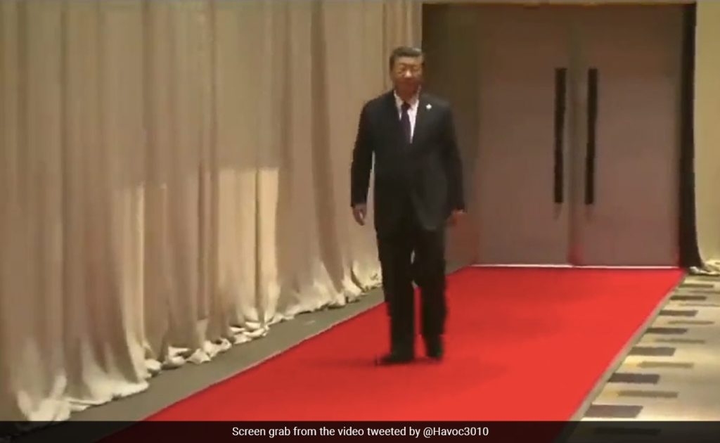 Video: Chinese President Xi Jinping Arrives For BRICS Meeting, This Happens Next