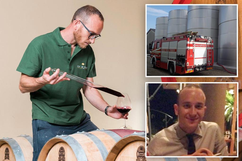 El enólogo italiano Marco Petolini se ahogó en una tina de vino mientras intentaba rescatar a un colega