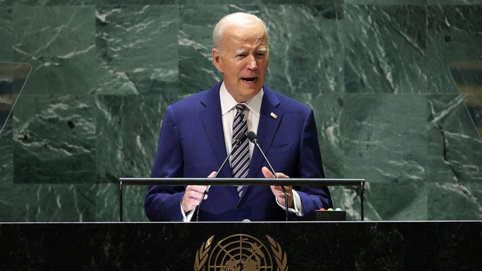 Biden ofrece apoyo a Ucrania y destaca la unidad global en su discurso en las Naciones Unidas